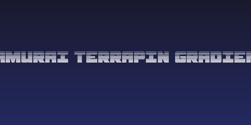 Samurai Terrapin Gradient Social Header
