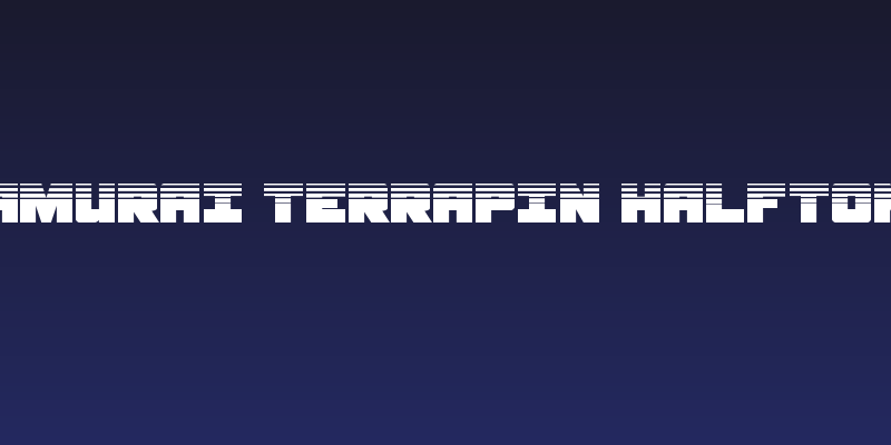 Samurai Terrapin Halftone Social Header
