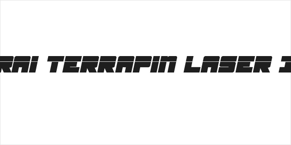 Samurai Terrapin Laser Italic Logo