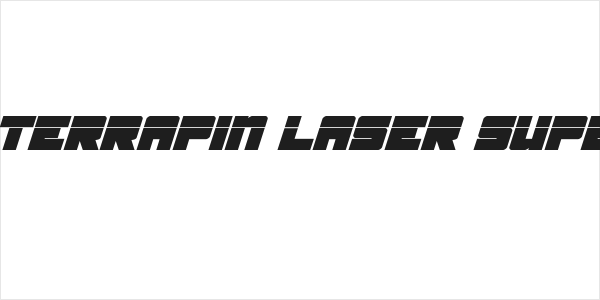 Samurai Terrapin Laser Super-Italic Logo