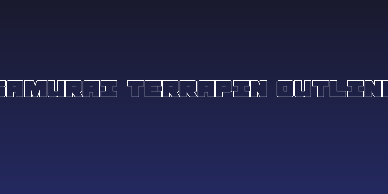 Samurai Terrapin Outline Social Header