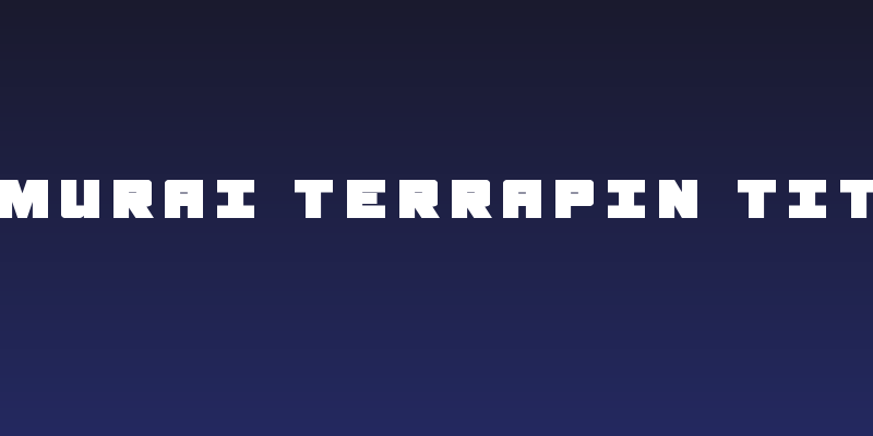 Samurai Terrapin Title Social Header