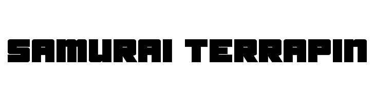 Samurai Terrapin  Frei Schriftart Herunterladen