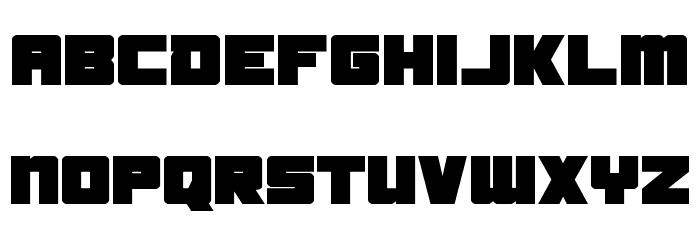 Samurai Terrapin Font LOWERCASE