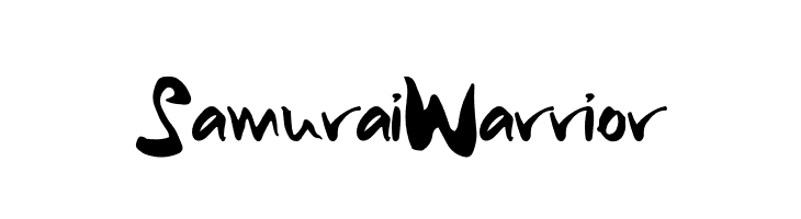 Samurai Warrior  フリーフォントのダウンロード