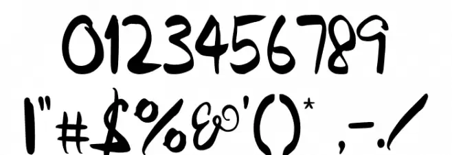 Samurai Warrior Font OTHER CHARS