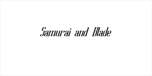 Samurai and Blade Logo