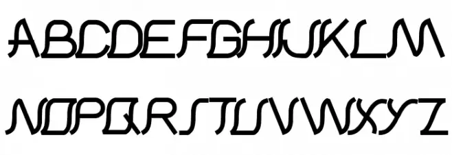 Samurai in UK Schriftart Groß