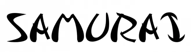 Samurai  font caratteri gratis