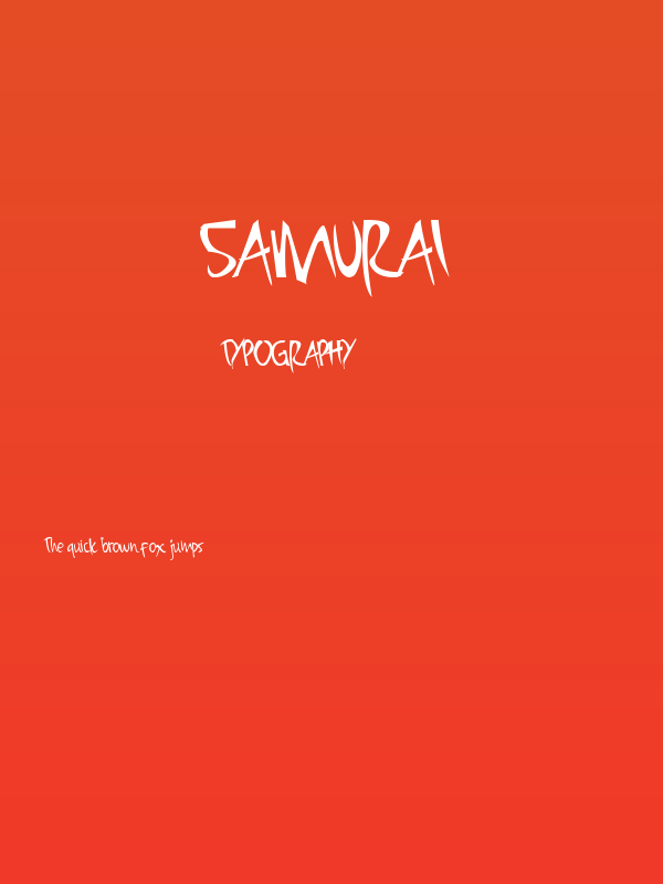 Samurai Poster