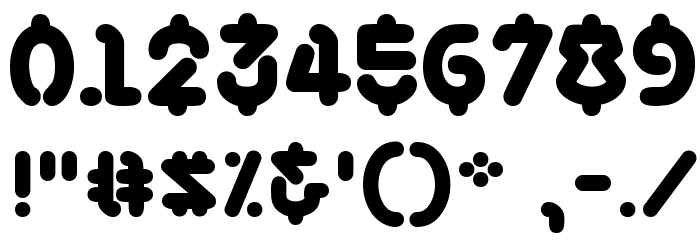 SamuraiCabCo BB Font OTHER CHARS