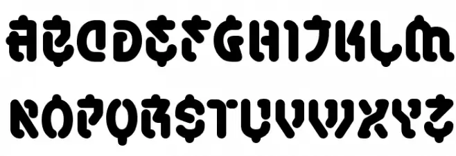 SamuraiCabCo BB Font LOWERCASE