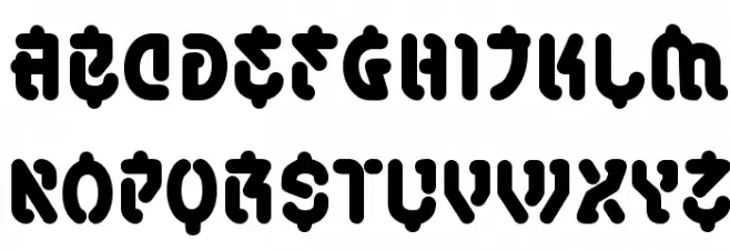 SamuraiCabCoBB フォント 大文字
