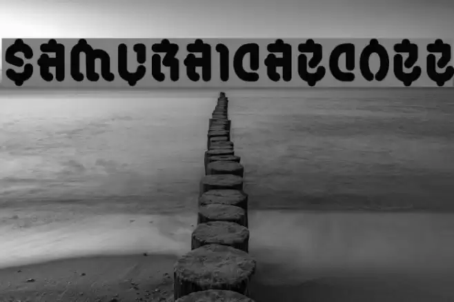 SamuraiCabCoBB Font examples