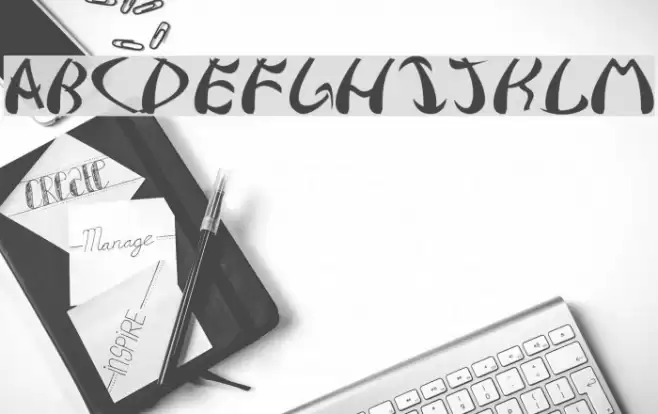 Samurai Font examples