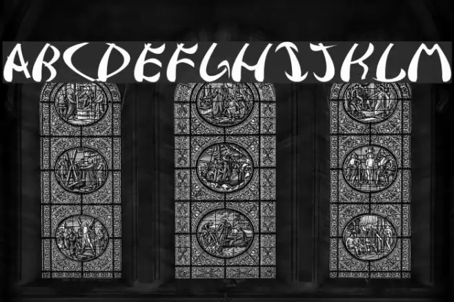 Samurai Font examples