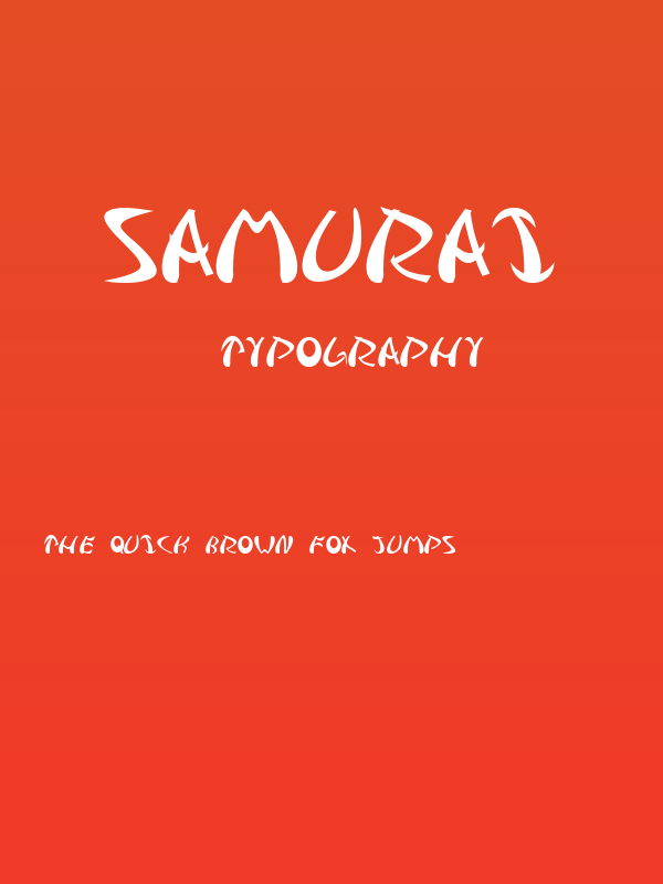 Samurai Poster