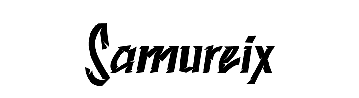 Samureix  Frei Schriftart Herunterladen