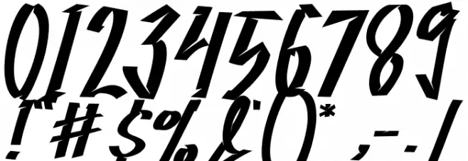 Samureix Font OTHER CHARS