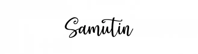 Samutin  免费字体下载