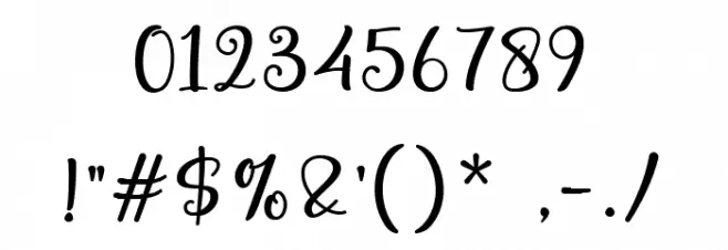 Samutin Font OTHER CHARS