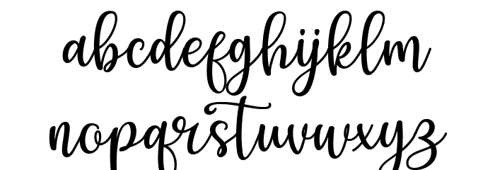 Samutin Font LOWERCASE