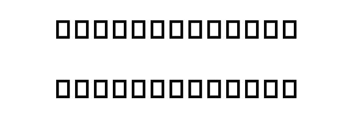 Samw Font LOWERCASE