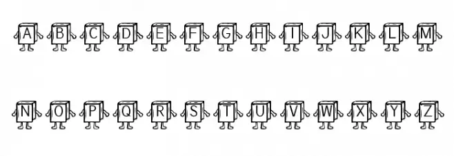 Samys Bookified Tuffy Schriftart Groß