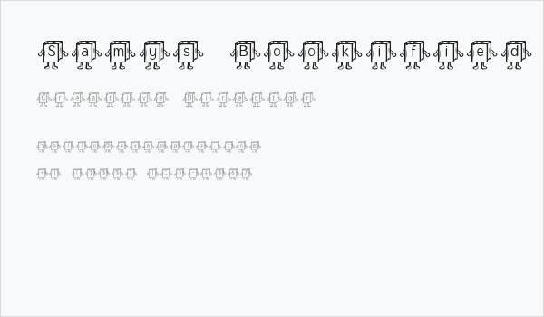 Samys Bookified Tuffy Business Card