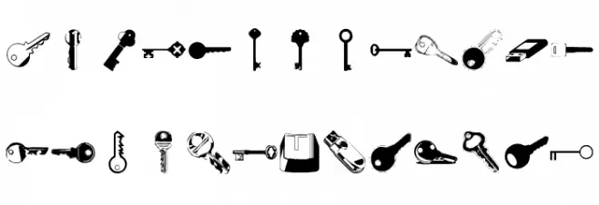 Samys Keys'N'Keys Fuentes MINÚSCULAS