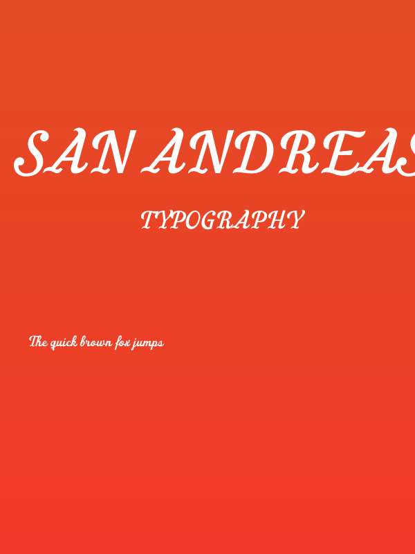 San Andreas PERSONAL USE ONLY PERSONAL USE ONLY Poster