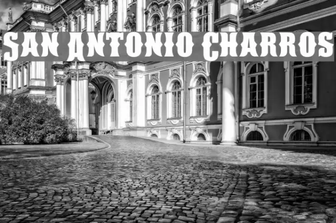 San Antonio Charros Font examples