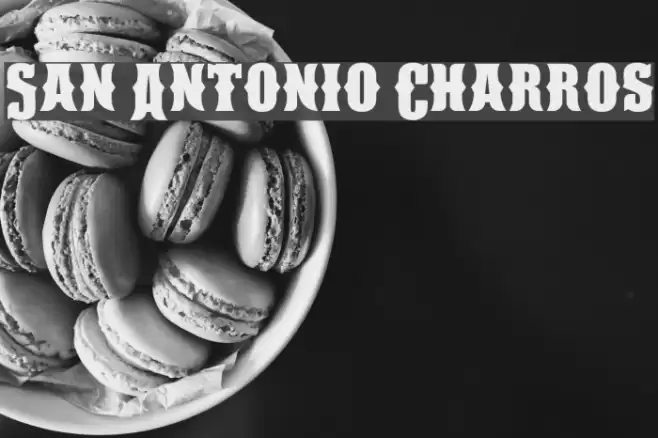 San Antonio Charros Font examples