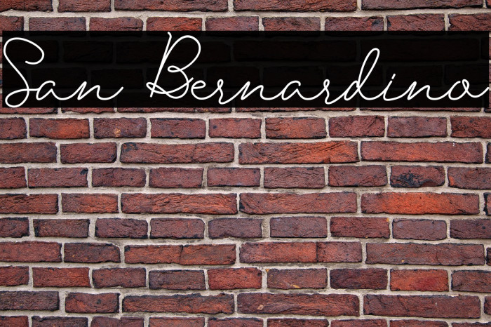 San Bernardino Example 3