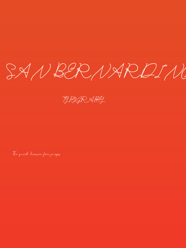 San Bernardino Poster