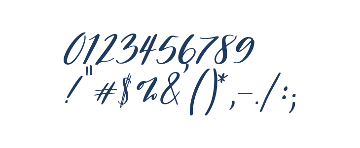 San Clemente Regular Other Characters