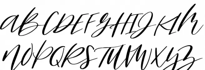 San Clemente Regular Schriftart Groß