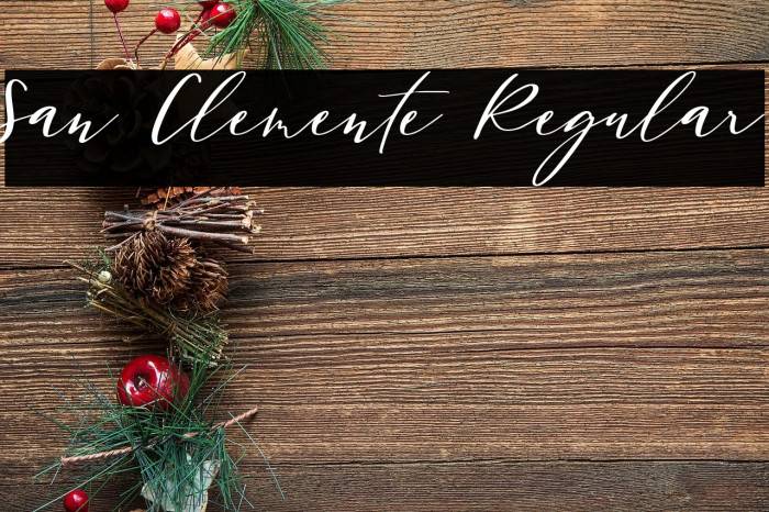 San Clemente Regular Example 3