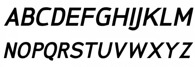 San Frediano Bold Italic 字体 大写
