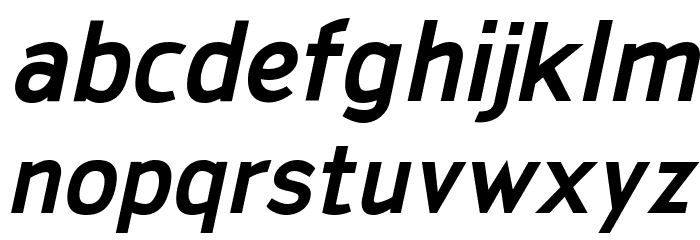 San Frediano Bold Italic Font LOWERCASE