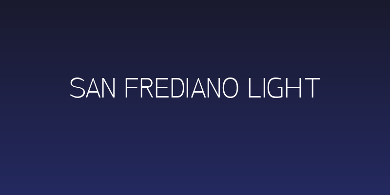 San Frediano Light Social Header