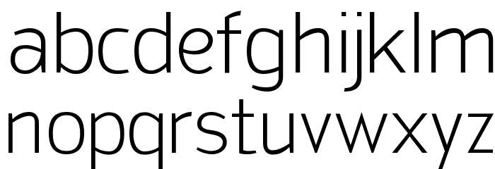 San Frediano Light Font LOWERCASE
