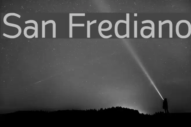 San Frediano Font examples