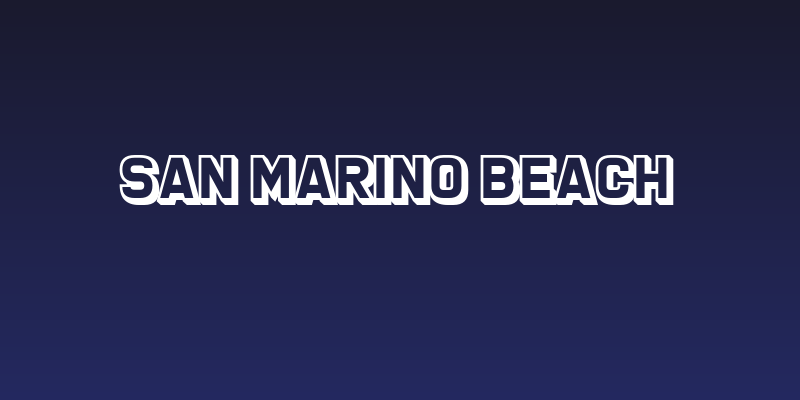 San Marino Beach Social Header