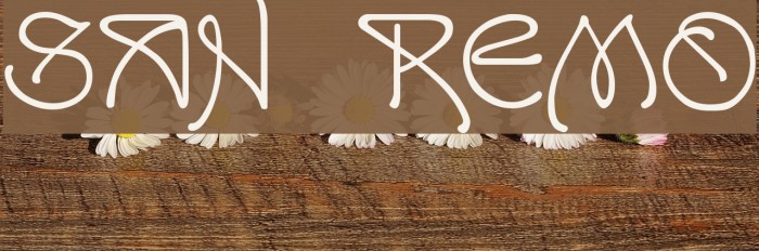 San Remo Font examples