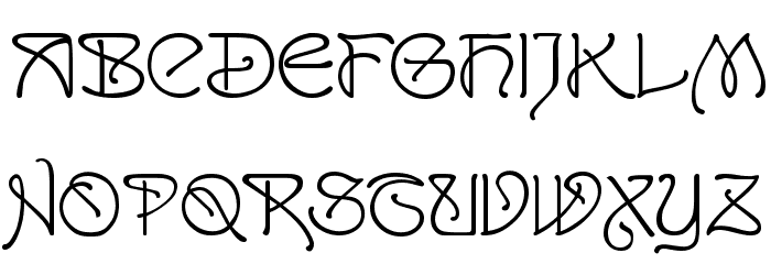 San Remo Font LOWERCASE