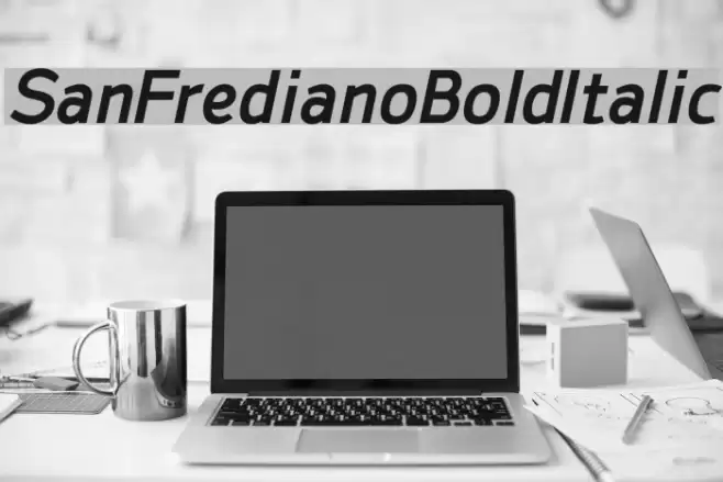 SanFrediano-BoldItalic Font examples