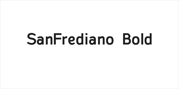 SanFrediano-Bold Logo