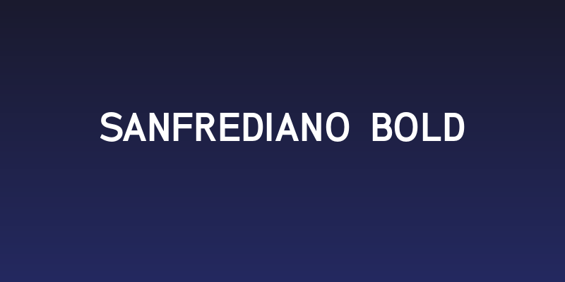 SanFrediano-Bold Social Header