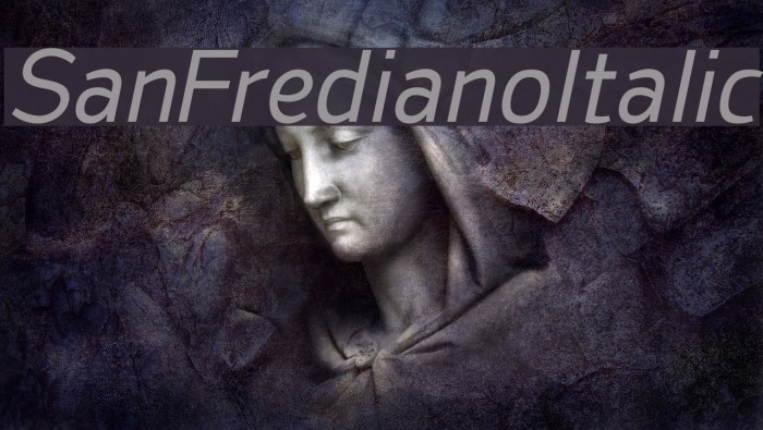 SanFrediano-Italic Font examples
